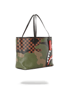 SHARKS IN PARIS (CAMO EDITION) TOTE