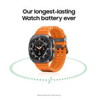 Samsung Galaxy Watch Ultra 47mm LTE - Titanium Orange Marine Band (Gray) - SM-L705UDAAXAA