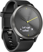 Garmin v¡vomove HR Sport Hybrid Smartwatch ? Black ? 010-01850-11