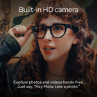 Ray-Ban Meta ? Wayfarer Smart Glasses with Meta AI, Audio, Photo, and Video ? Green Lenses ? Shiny Black Frame ? 601/7150