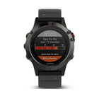 Garmin Fenix 5 Smartwatch 47mm Slate gray with Black Band - 010-01688-00