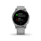 Garmin - vivoactive 4S Smartwatch 40mm Fiber-Reinforced Polymer - Silver - 010-02172-01