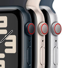 Apple Watch SE 2nd Gen (GPS + Cellular) ? 40mm ? Starlight Aluminum Case with Starlight Sport Loop ? MRG33LL/A