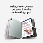 Samsung - Galaxy Tab S9 FE+ - 12.4 128GB - Wi-Fi - w/ S-Pen - Silver - SM-X610NZSAXAR