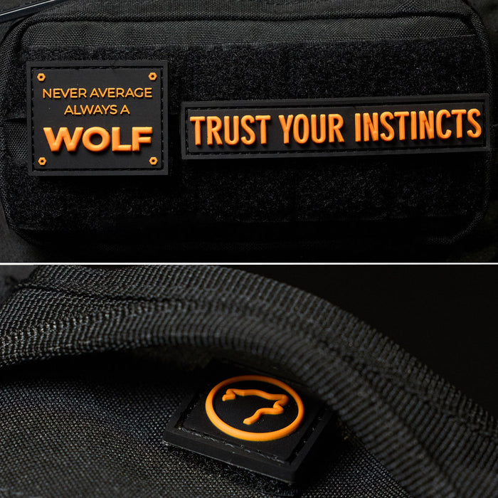 Orange Backpack Mini Patch Kit