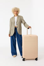 Resale The Large Check-In Roller in Beige