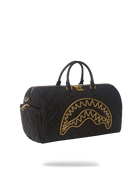 NOIR QUILT GOLD CHAIN SHARK DUFFLE