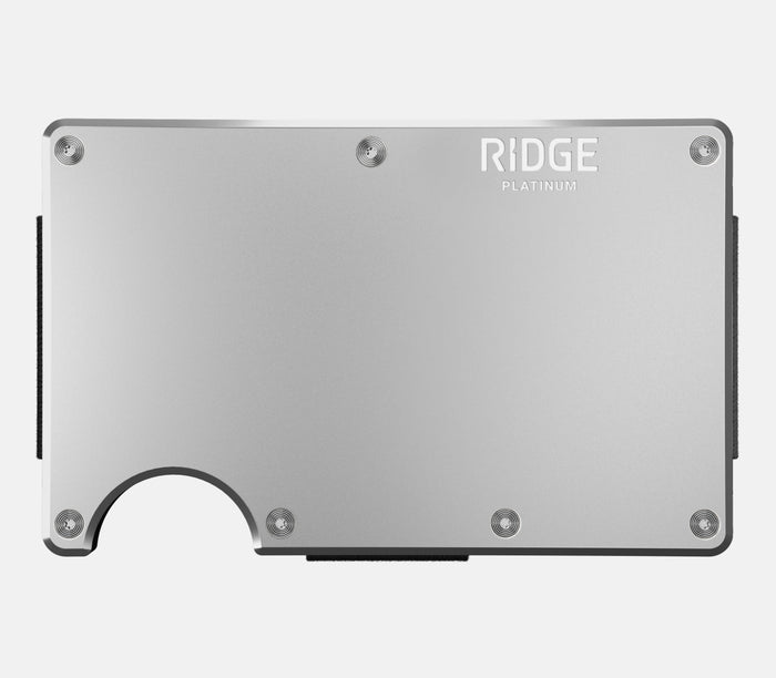 Ridge Wallet - Platinum
