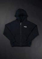Gothic Black Full Zip Hoodie (SALE)