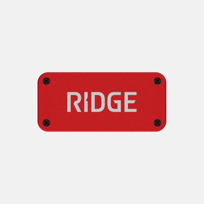 Personalized Logo Plate - Rodeo Red