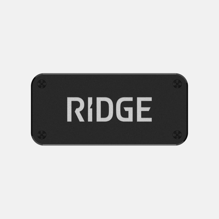 Ridge Logo Plate - Royal Black
