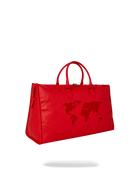 JAMES FIRST CLASS RUBY RED PYRAMID LARGE DUFFLE